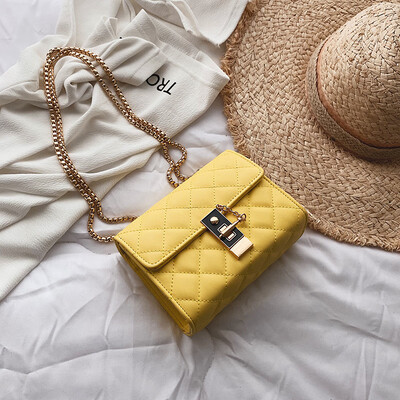 

2019 New Fashion Women Brand Designer Small Cross Body Bag Mini Chain Mother&Daughter Shoulder Bag Plaid Messenger Bag Bolso