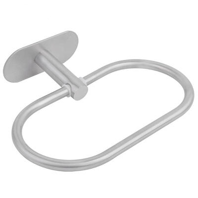 

Greensen Stainless Steel Brushed Wall Mounted Towel Ring Rack Holder Hook Organizer