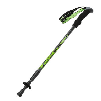 

Carbon Fiber Lightweight Trekking Pole Adjustable Telescopic Hiking Walking Stick 3 Section
