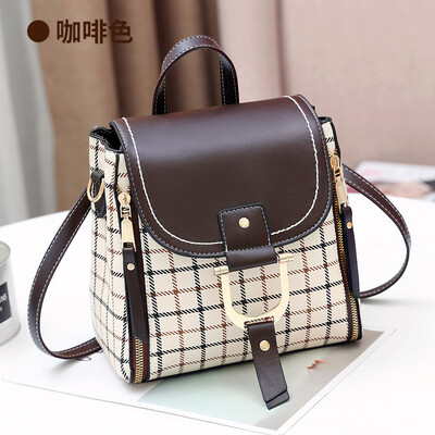 

Bag woman bag double shoulder bag woman small bag Korean version fashion one shoulder bag woman backpack oblique satchel bag
