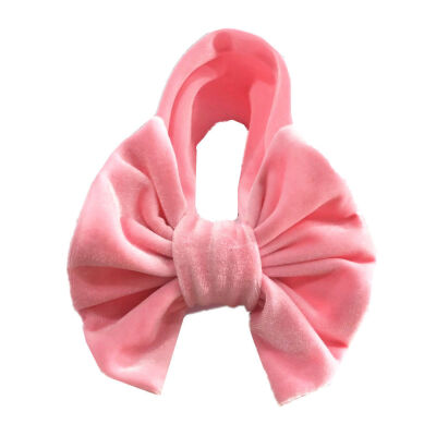 

Baby Toddler Kids Girls Bow Hairband Turban Knot Cotton Cute Headband Headwear