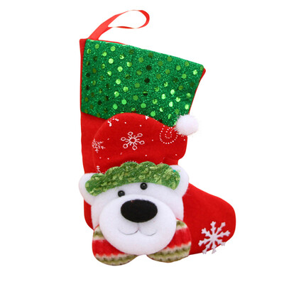 

Tailored Christmas Tree Ornament Dinnerware Cover Candy bags Xmas Fork Tableware BagA