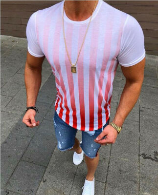 

Fashion Mens Slim Fit O Neck Short Sleeve Muscle Tee T-shirt Casual Tops Blouse