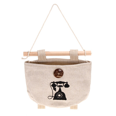 

6 Styles Wall Sundry Fabric Cotton Pocket Hanging Holder Storage Bags Rack