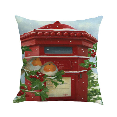 

Tailored Christmas Pillow Cover Pillowcases Decorative Sofa Cushion Cover 45x45cm