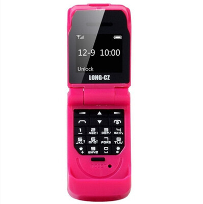 

Smallest flip cellphones headset wireless bluetooth dialer handsfree BT music FM Radio SOS mini kid children small mobile phones