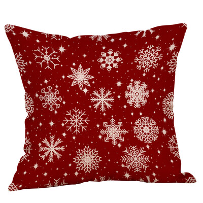 

〖Follure〗Cotton Linen Christmas Hidden Zipper Closure Pillow Case Throw Cushion Cover Hom