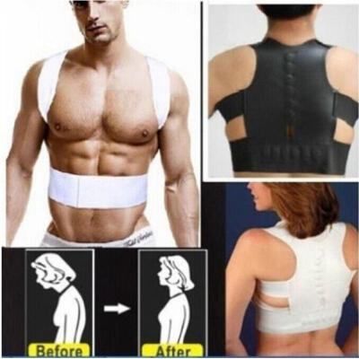 

Magnetic Therapy Posture Corrector Body Back Pain Belt Brace Shoulder Support