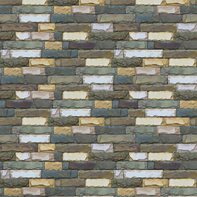 

Siaonvr 3D Brick Stone Rustic Effect Self-adhesive Wall Sticker Home Decor