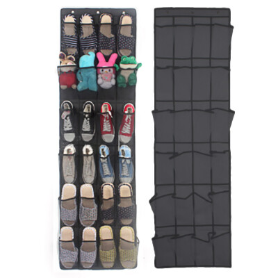 

Gobestart 24 Pocket Shoe Space Door Hanging Organizer Rack Wall Bag Storage Closet Holder