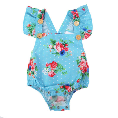 

2PCS Baby Baby Girl Clothes Anchor Sleeveless Bodysuit Jumpsuit Playsuit Headband Outfits Newborn