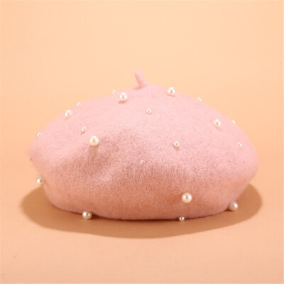 

Tailored Vintage Women Winter Hat Beret Cap Korean Painter Newsboy Berets