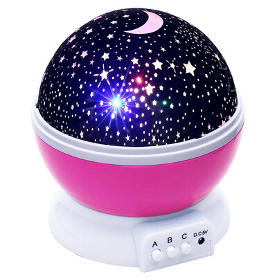 

Starry Sky LED Night Light Projector Moon Lamp Battery USB Kids Gifts