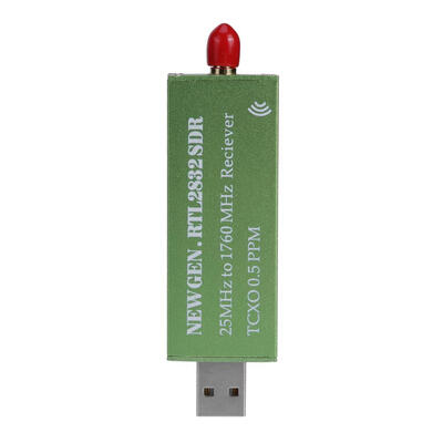 

Premium USB RTL-SDR w 05PPM TCXO Metal Case SMA R820T2 RTL2832U Green