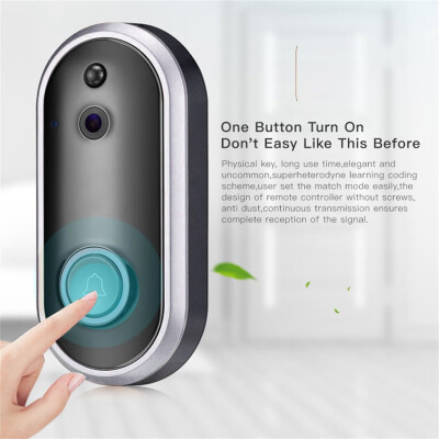 

〖Follure〗Wireless WiFi Smart Doorbell Video Phone Door Bell Visual Intercom Secure Camera