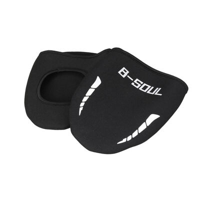 

New Hot 1 Pair Black Windproof Warm Bicycle Shoe Front Covers Cycling Sneaker Cover Footwear Overshoe Accessories