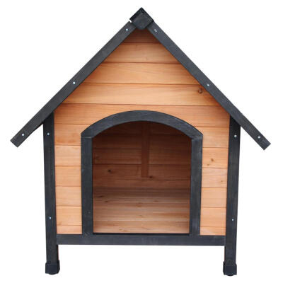 

Wooden Dog House Pet Dogs Outdoor Waterproof Bed Shelter Puppy Kennel Nest