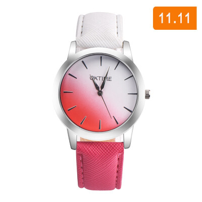 

Womens Bracelet Watches Quartz Wrist Watch Retro Rainbow Design Casual Leather Band Ladies Dress Sport Watches Relogio Feminino