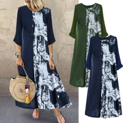 

Women Sexy Summer Dress Boho Maxi Long Evening Party Dress Beach Dress Sundress