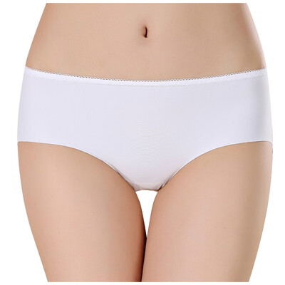 

Toponeto Women Sexy Pure Cotton knickers Transparent Lce-Silk Seamless Ladys Underpants