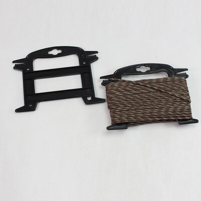 

Bracket Parachute Winder Spool Black Storage Rope Paracord Plastic Survival