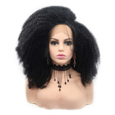 

Dolago Curly Synthetic Lace Front Wigs For Black Women