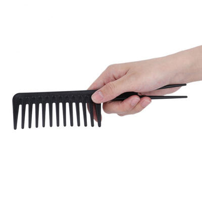

Greensen Portable Men Oil Hair Hairdressing Comb Wide Large Tooth Long Handle Hairstyle Comb