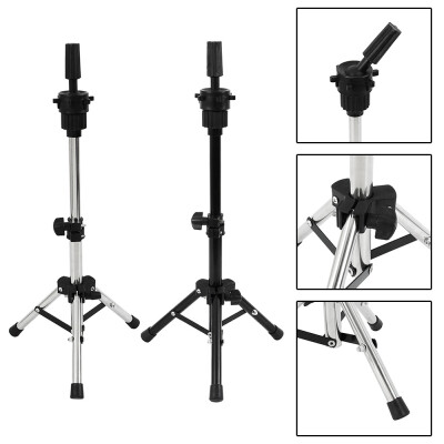 

New Adjustable Hairdressing Tripod False Head Holder Hairdresser Training Head False Head Stand Hair Wig Mold