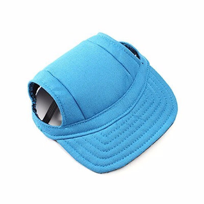 

Pet Oxford Fabric Hat Sports Baseball Cap with Ear Holes for Small Dogs