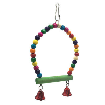 

5pcsset Bird Parrot Toy Chewing Bite Bell Ball Hanging Cage Swing Toys