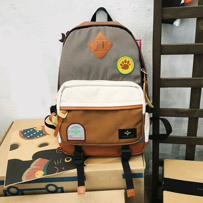 

Tailored Couple Fashion Nylon Backpack Student Bag Sports Leisure Computer Travel Bag