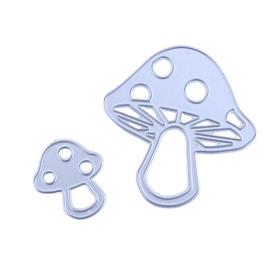

Parent-child Mushrooms DIY Cutting Dies Metal Stencils Scrapbook Craft