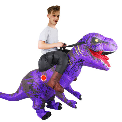

Cute Inflatable Costume Adult Funny Clothes Halloween Party Birthday Cosplay Walking Tyrannosaurus Rex Outfit Inflatable Animal Dr