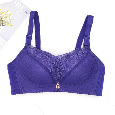 

New Fashion New Lace To Receive The Anti-sagging Without Rims Gathered Adjustable Bra