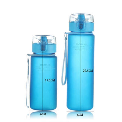 

400500ml Portable Food Grade Plastic Sports Water Bottle Insulated Wide Mouth Cup