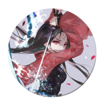 

zhongjiany Anime Demon Slayer Kimetsu no Yaiba Kamado Tanjirou Pin Button Brooch Badge