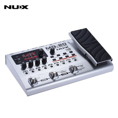 

NUX MG-20 Multi-functional Modeling Guitar Processor Electric Guitar Effects with 60 Effect Models 72 Preset Drum Machine Looper F