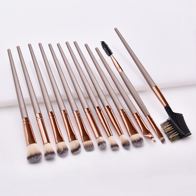 

〖Follure〗Foundation Cosmetic Eyebrow Eyeshadow Brush Makeup Brush Sets Tools 12PCS