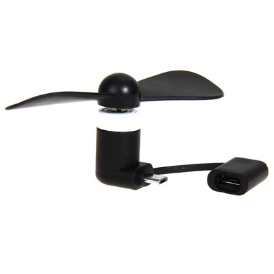 

Portable 2 in 1 Cell Phone Mini Electric Fan Cooling Cooler