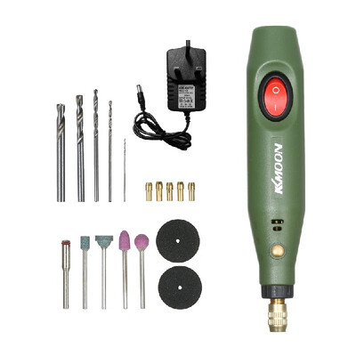 

KKmoon DC12V Multi-functional Mini Electric Grinder Set Electric Drill Grinding Rotary Tool Kit for Milling Polishing Engraving