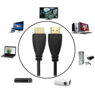 

HDMI to HDMI Male Cable Cord Adapter HD 1080P for Camera HDTV PS3 Camcorder