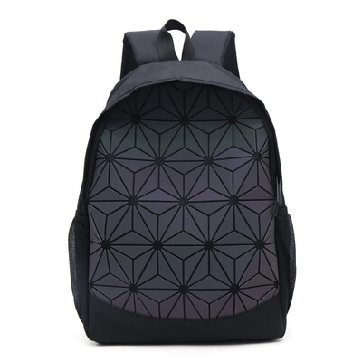 

Laser double shoulder bag mens schoolbag womens Korean edition high school inshyunya backpack tooling port trend brand lolita ca