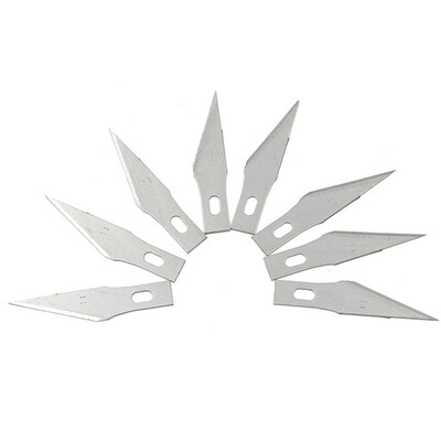 

Siaonvr 8 Pcs Blades Wood Carving Engraving Craft Sculpture Scalpel Cutting Tool PCB