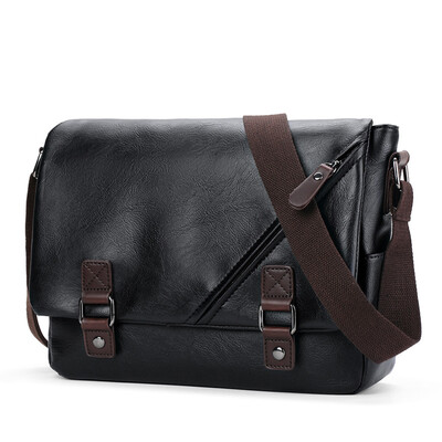 

Europe&the United States retro shoulder diagonal messenger bag male cross section mens motorcycle bag trend mens bag