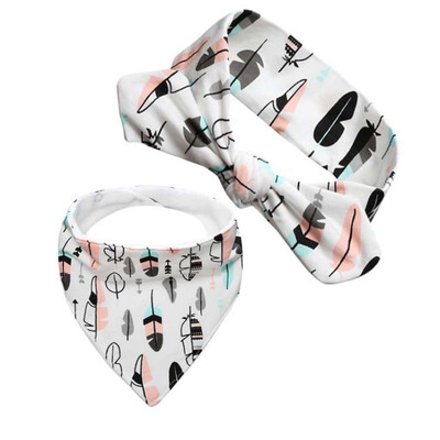 

Lovely Infant Boy Girl Trunks Headband Velvet Plus Scarf Baby Toddler Kids Headwear Suit Baby Accessories sets