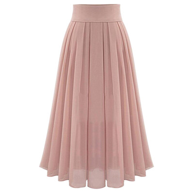 

Roseonmyhand Womens Sexy Party Chiffion High Waist Lace-up Hip Long Skirt