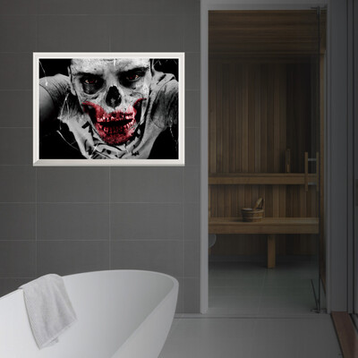 

〖Follure〗Terror 3D Adesivos De Parede Feliz Dia Das Bruxas Casa Sala Adesivos De Parede