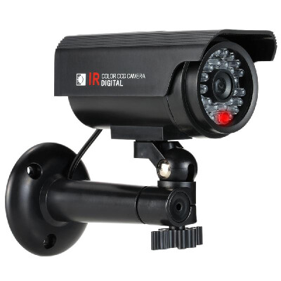 

Simulation Fake Dummy Gun Bullet Camera Rainproof Solar Powered with LED light for House Office Market Security System