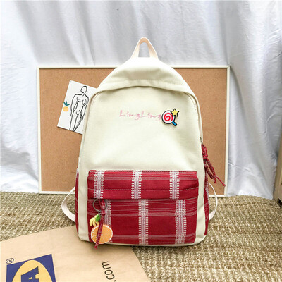 

Junior high school schoolbag girl Korean version high school student campus Japanese backpack small fresh Shoulder Bag Girl tide