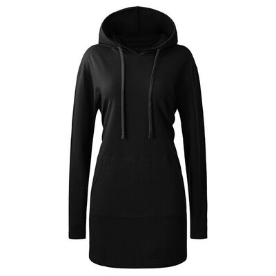 

Starmoon Women Long Sleeve Solid Casual Hooded Sweatshirt Pullover Top Blouse